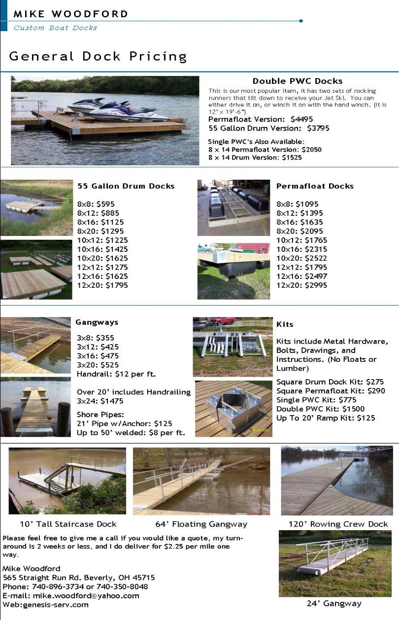 Custom Boat Docks